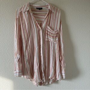 CZ Collection Women’s Button Up 1X Boho festival country cottagecore western
